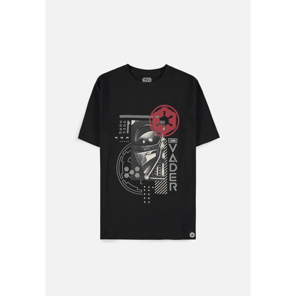 Star Wars - ObiWan Kenobi Vader Heren Tshirt - Zwart